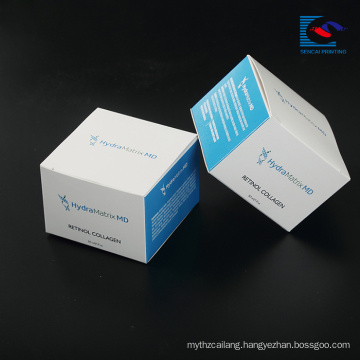 Sencai simple design folding classic cosmetic packaging paper box